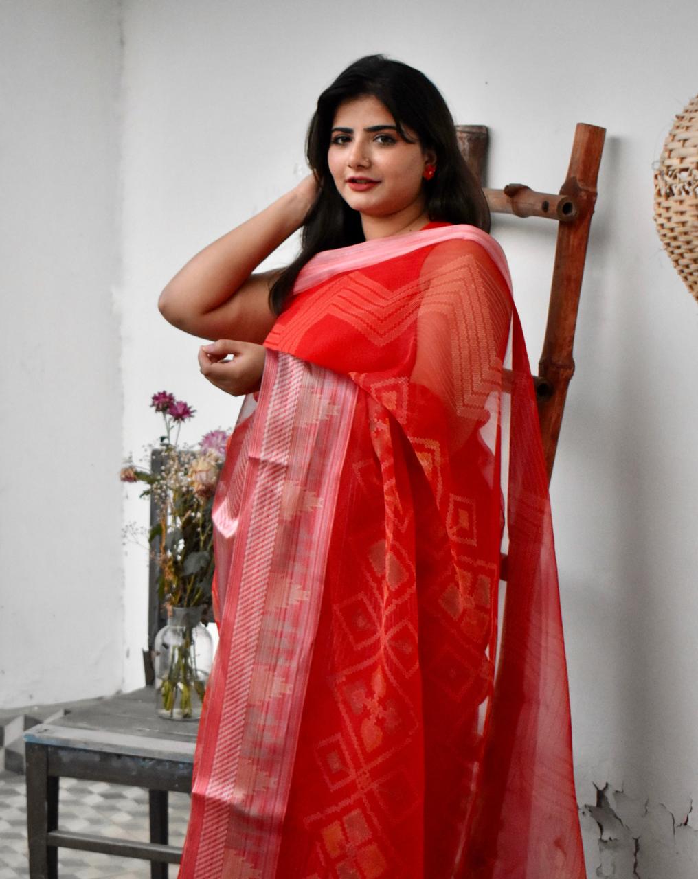 Kanchivaram Organza Silk: Aatish
