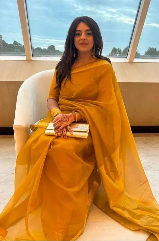 Evening Festive: Saffron Glow