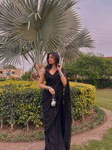 Embroidered Pure Chiffon: Elyra