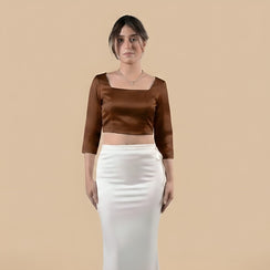 Stretch™️ Blouse - Brown