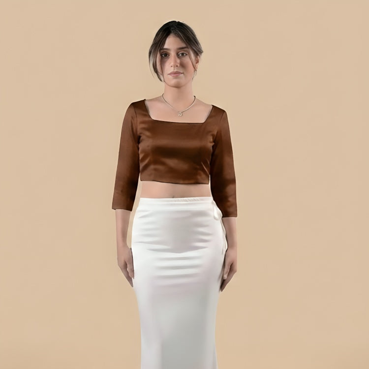 Stretch™️ Blouse - Brown