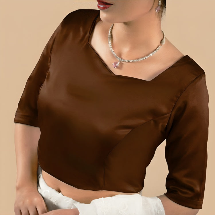 Stretch™️ Blouse - Brown