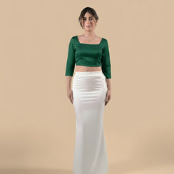 Stretch™️ Blouse - Emerald Green