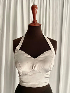 Padded Charmeuse Silk: Swan