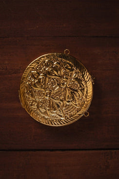 Jaipuri Gold Clutch