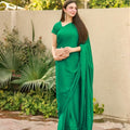 Solid Charmeuse: Emerald
