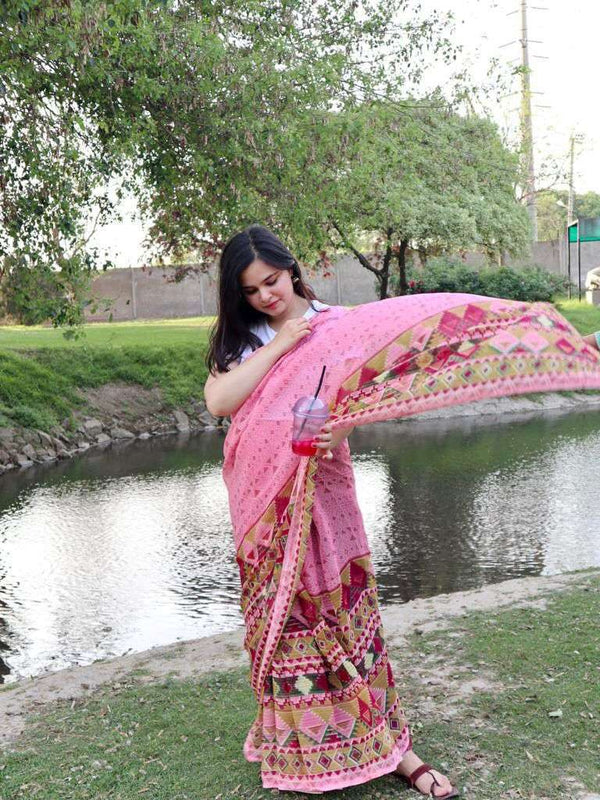 Geometric: Blush Pink